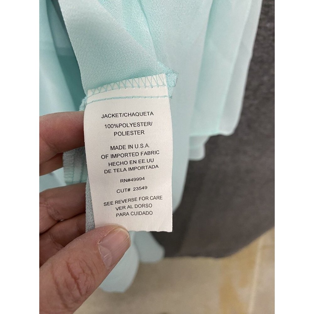 R&M Richards mint green 2 piece hi-low sz 14 NWT* USA - Picture 8 of 10